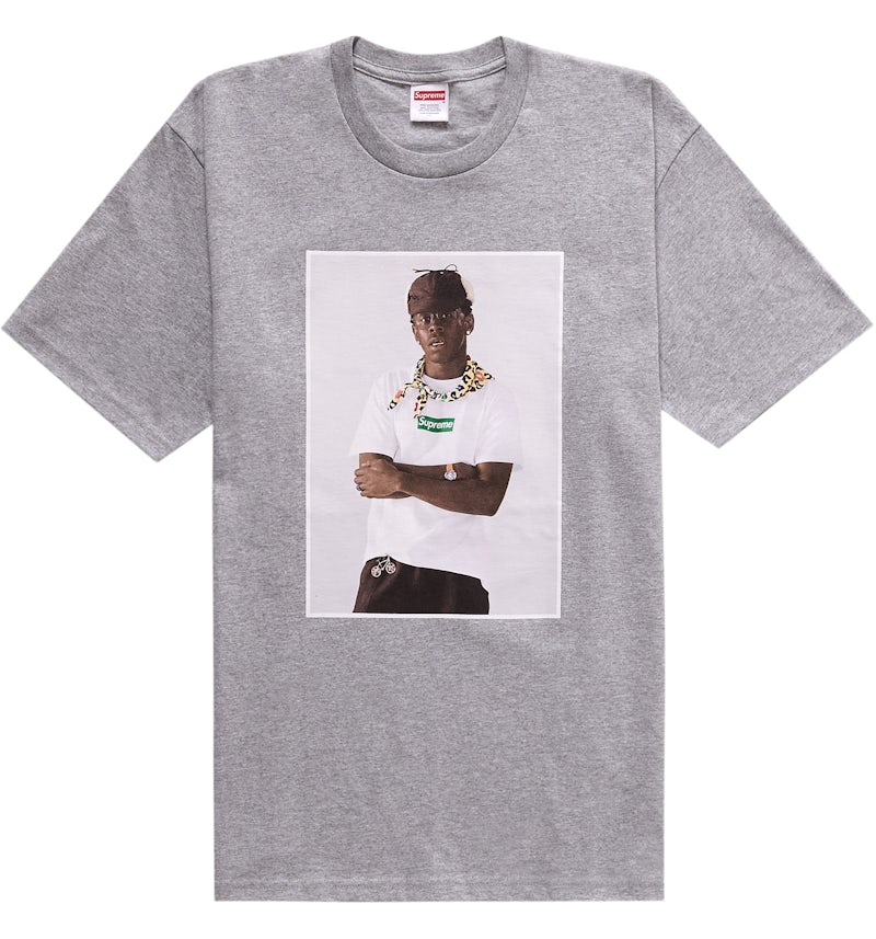 Supreme Tyler The Creator Tee Heather Grey Men's FW24 US