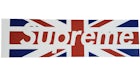Supreme UK Union Jack Box Logo Sticker