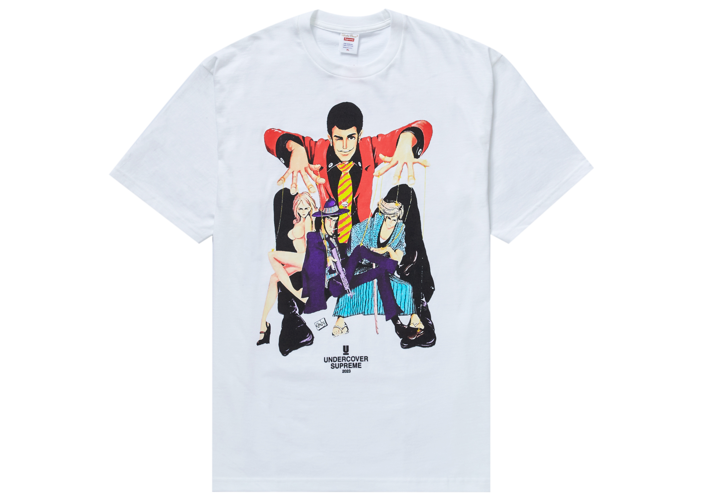 Supreme UNDERCOVER Lupin Tee Black Men's - SS23 - US