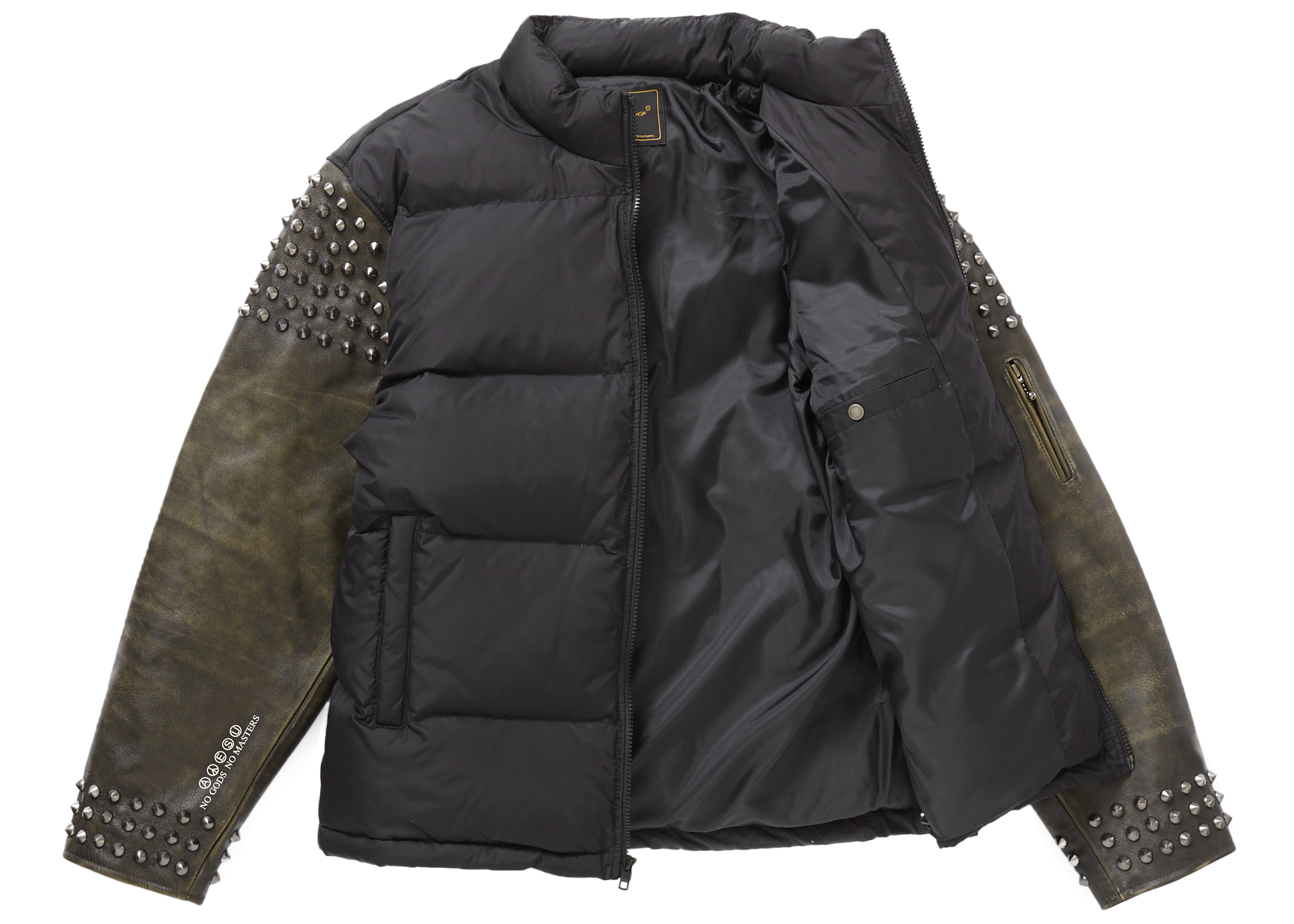 新品価格Supreme undercover leather puffer jacket