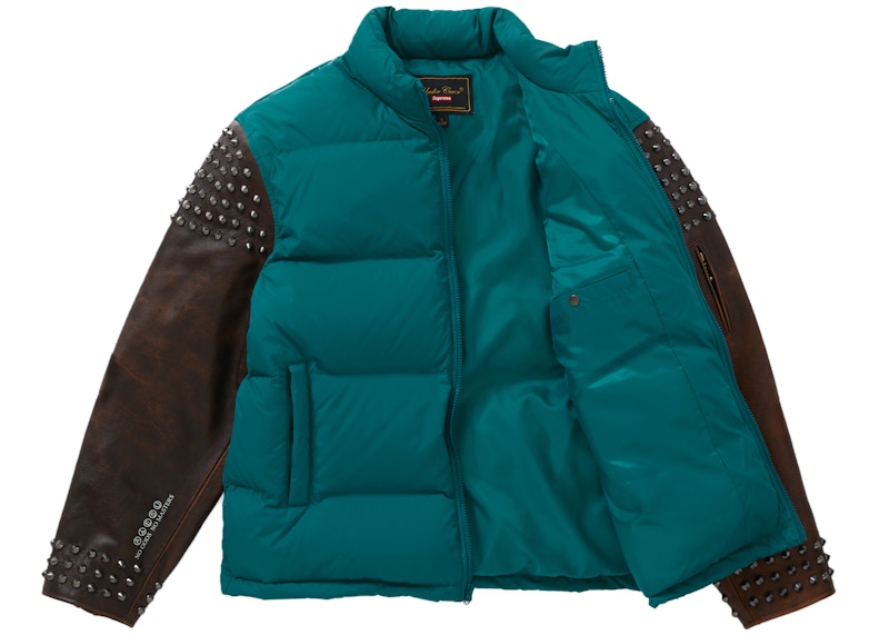 新品価格Supreme undercover leather puffer jacket