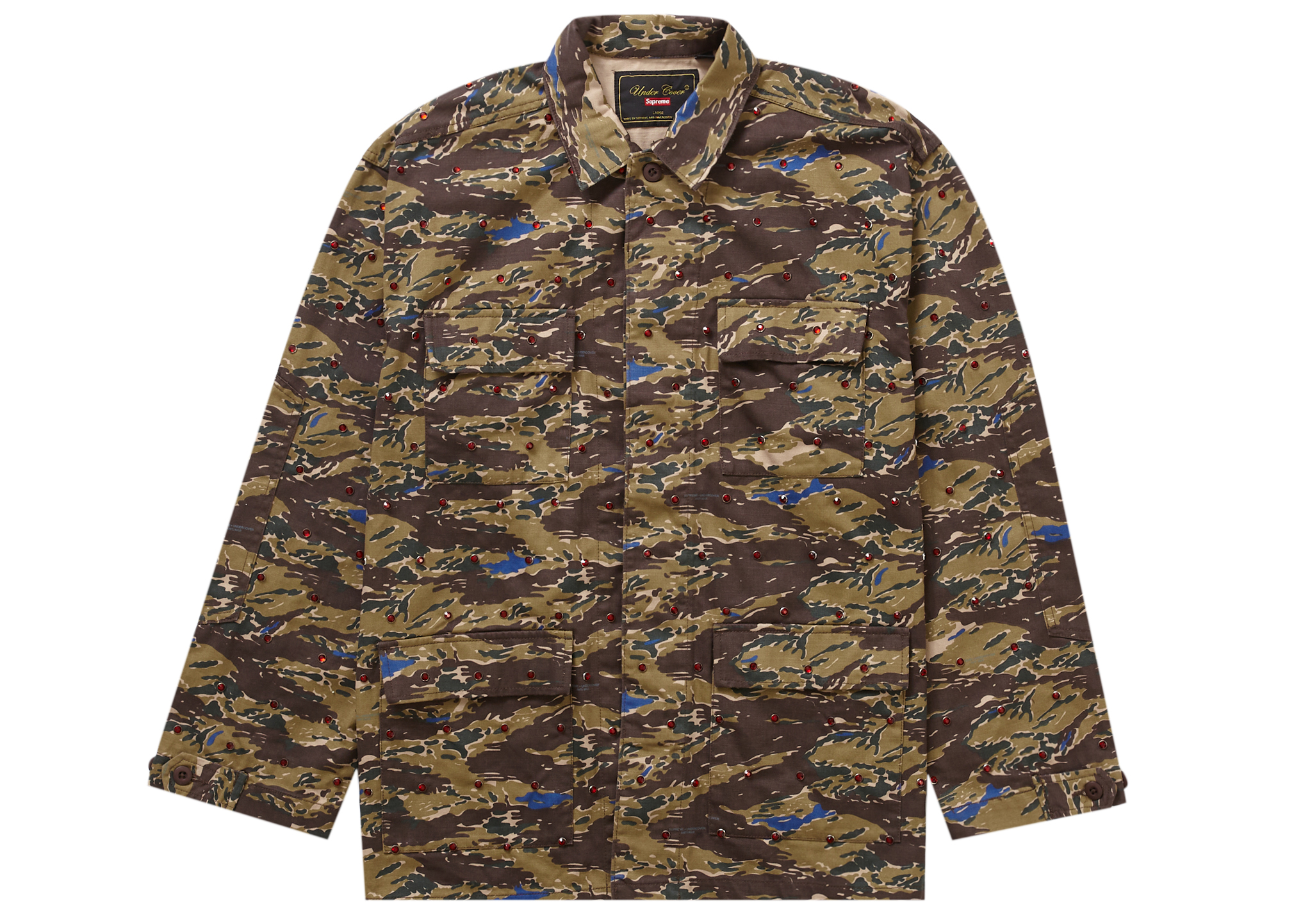 Supreme UNDERCOVER Studded BDU Jacket Brown - SS23 男装- CN