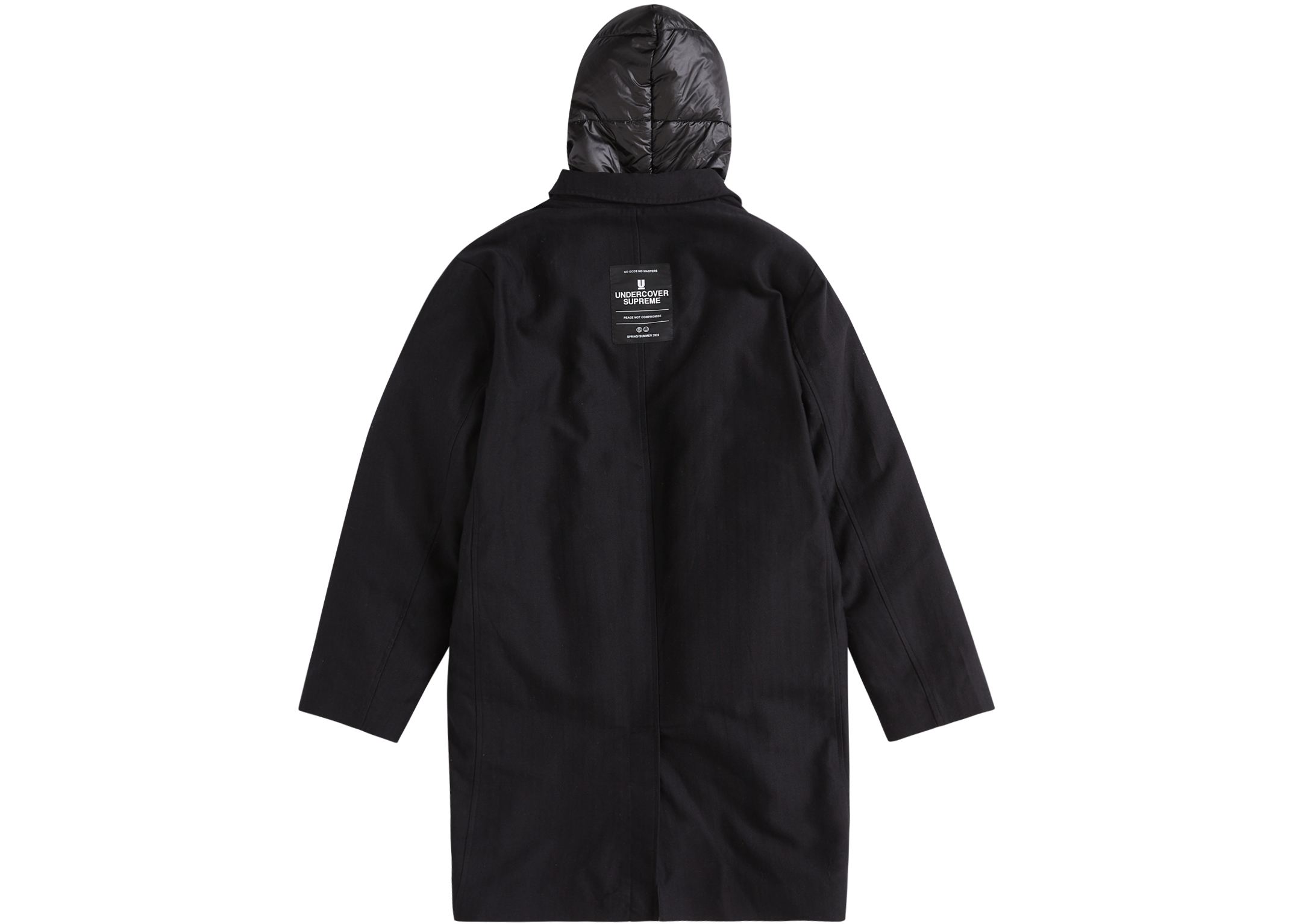 Supreme UNDERCOVER Trench Puffer Jacket Black Men's - SS23 - US