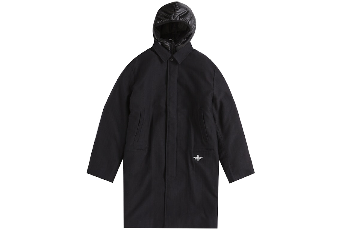 Pre-owned Supreme Undercover Trench Puffer Jacket Black