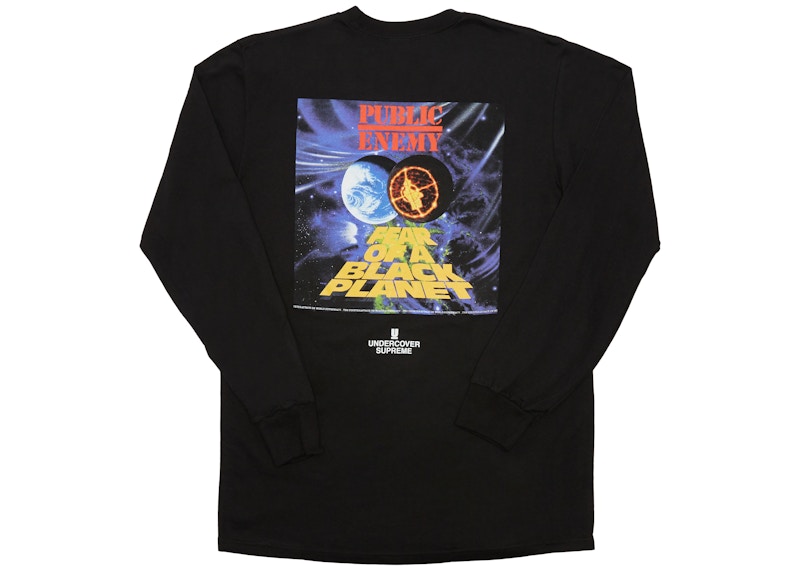 Supreme UNDERCOVER/Public Enemy Counterattack L/S Tee Black