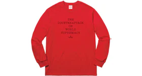 Supreme UNDERCOVER/Public Enemy Counterattack L/S Tee Red