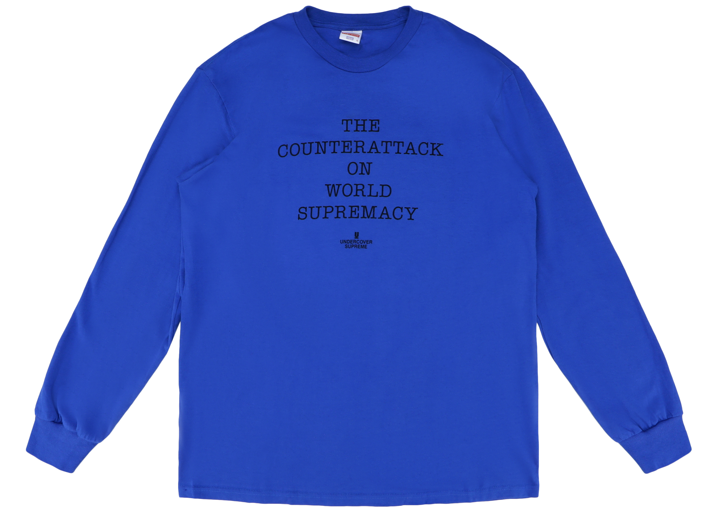Supreme UNDERCOVER/Public Enemy Counterattack L/S Tee Royal