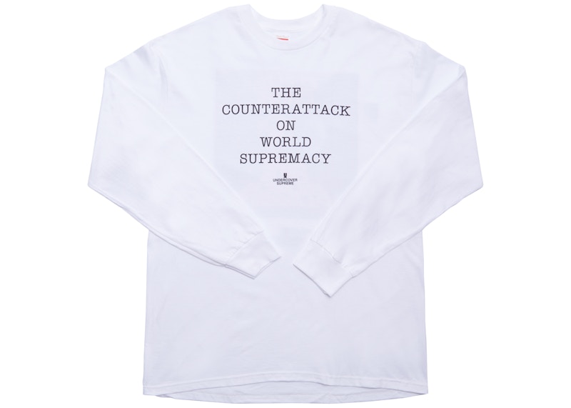 Supreme UNDERCOVER/Public Enemy Counterattack L/S Tee White Men's