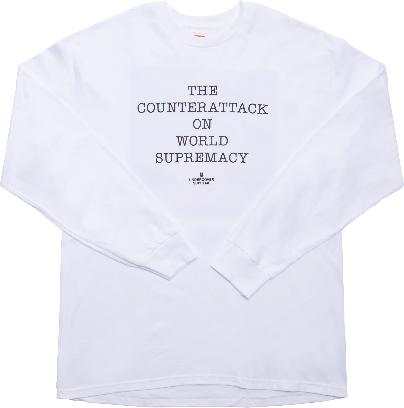 Supreme Enemy Counterattack L/S Tee White - SS18 US