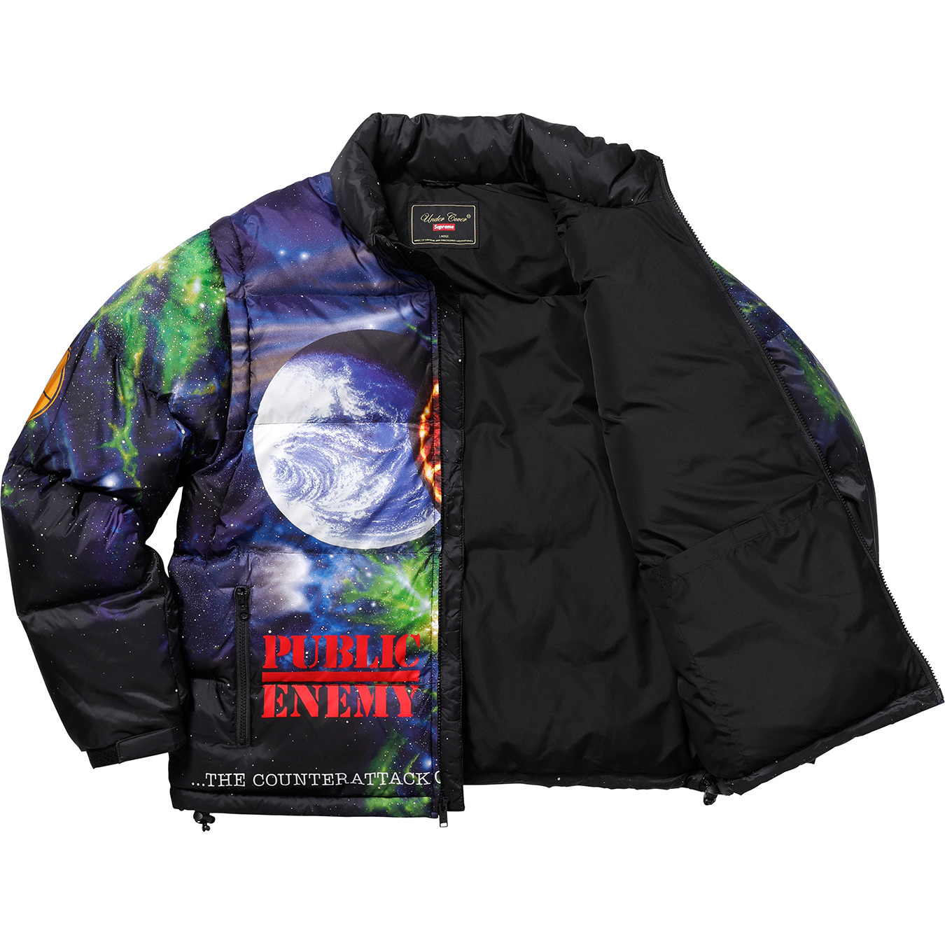 Supreme UNDERCOVER/Public Enemy Puffy Jacket Multi