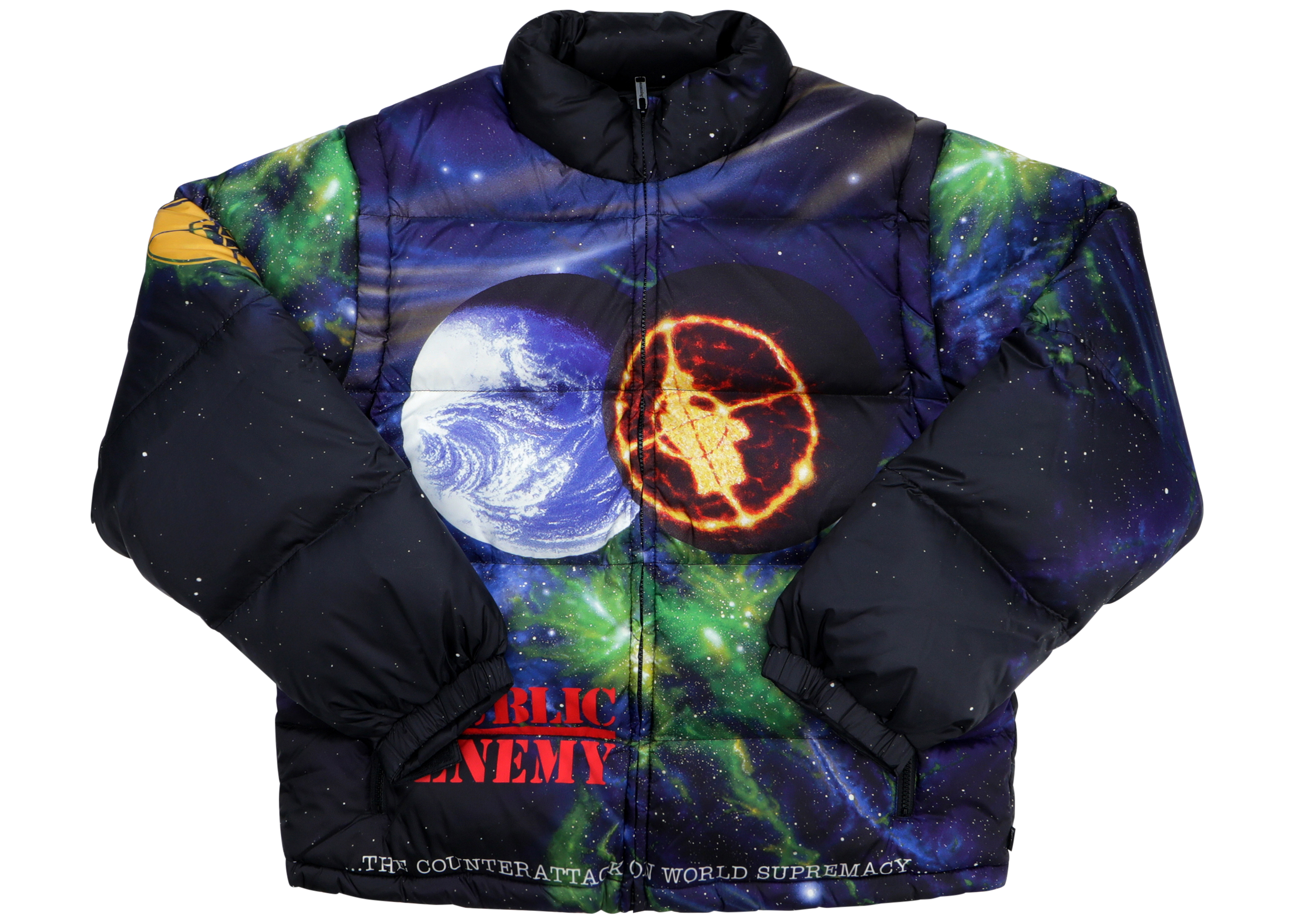 Supreme UNDERCOVER/Public Enemy Puffy Jacket Multi - SS18 メンズ - JP