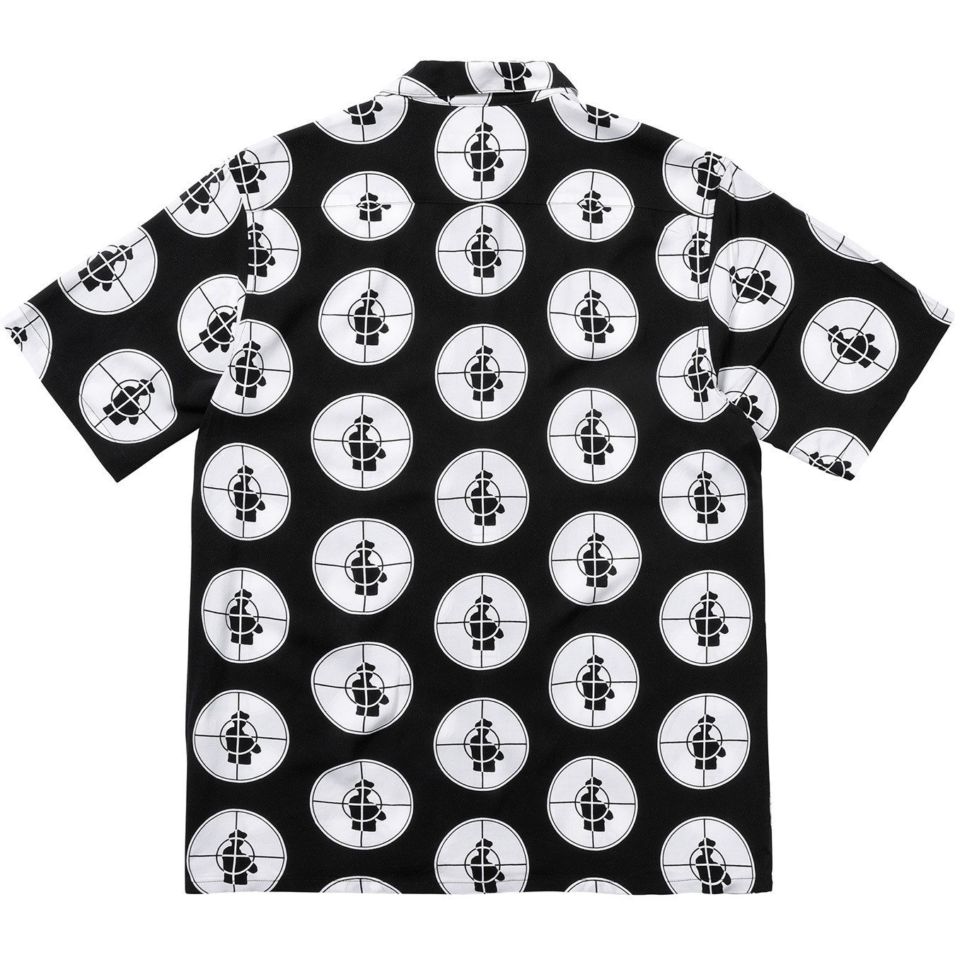 Supreme UNDERCOVER/Public Enemy Rayon Shirt Black Men's - SS18 - US