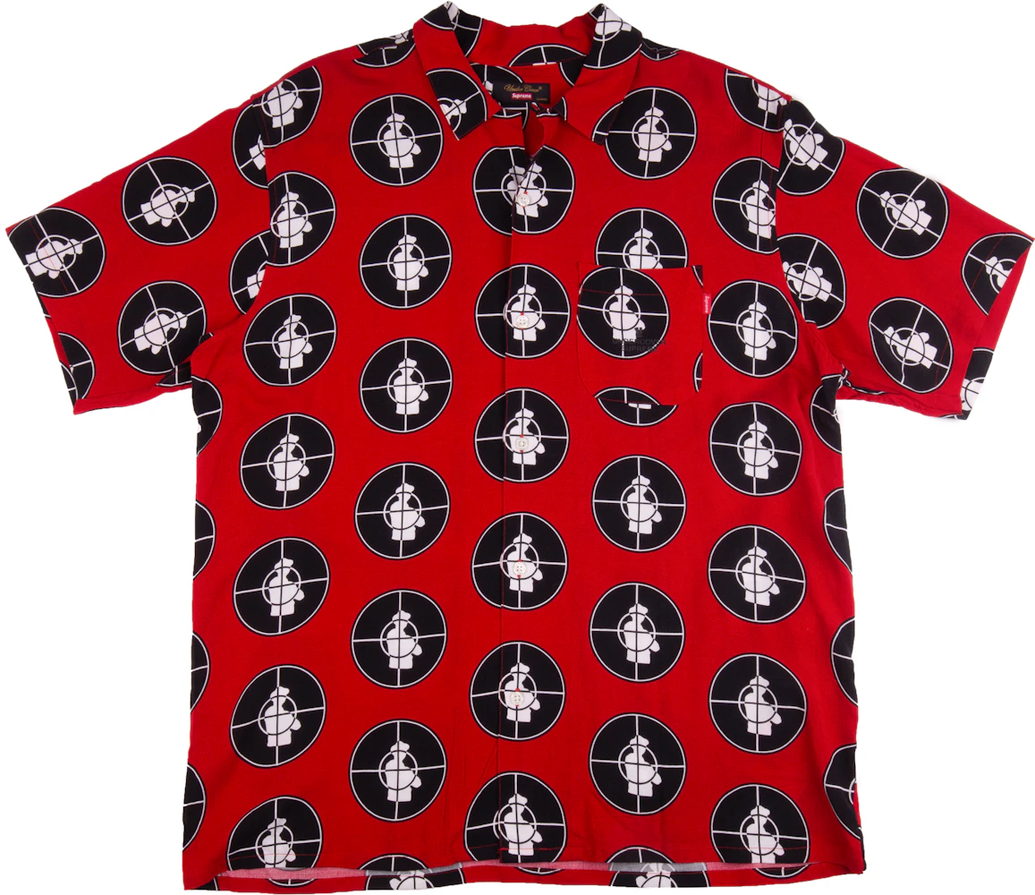 supreme×UNDERCOVER パブリックエネミレーヨン 半袖シャツ