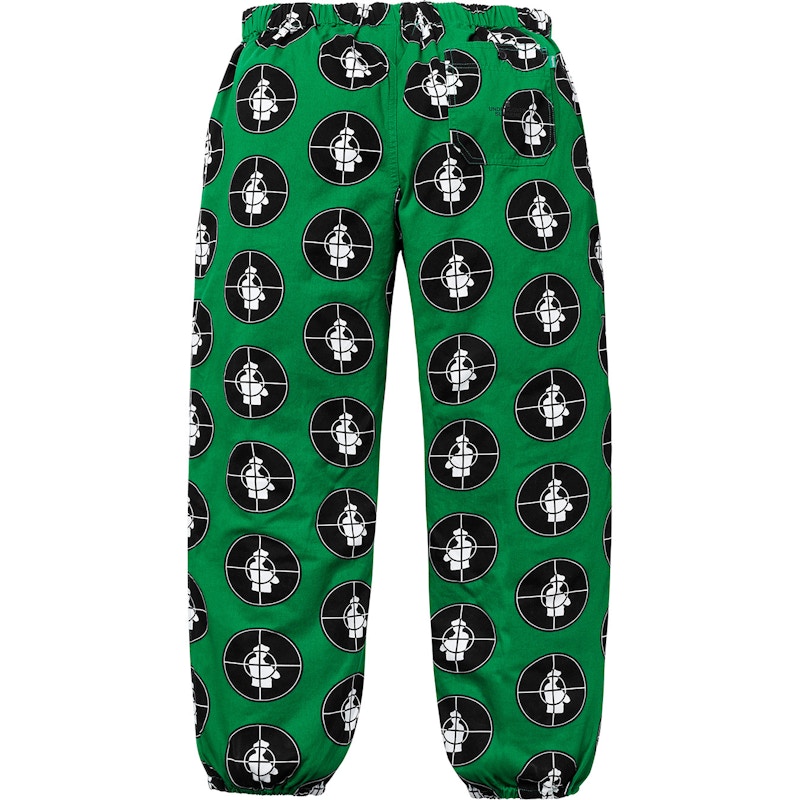 Supreme UNDERCOVER/Public Enemy Skate Pant Green Men's - SS18 - GB