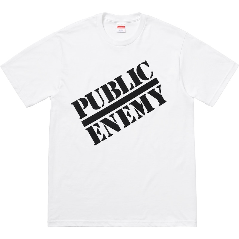 Supreme UNDERCOVER/Public Enemy Tee White Men's - SS18 - US