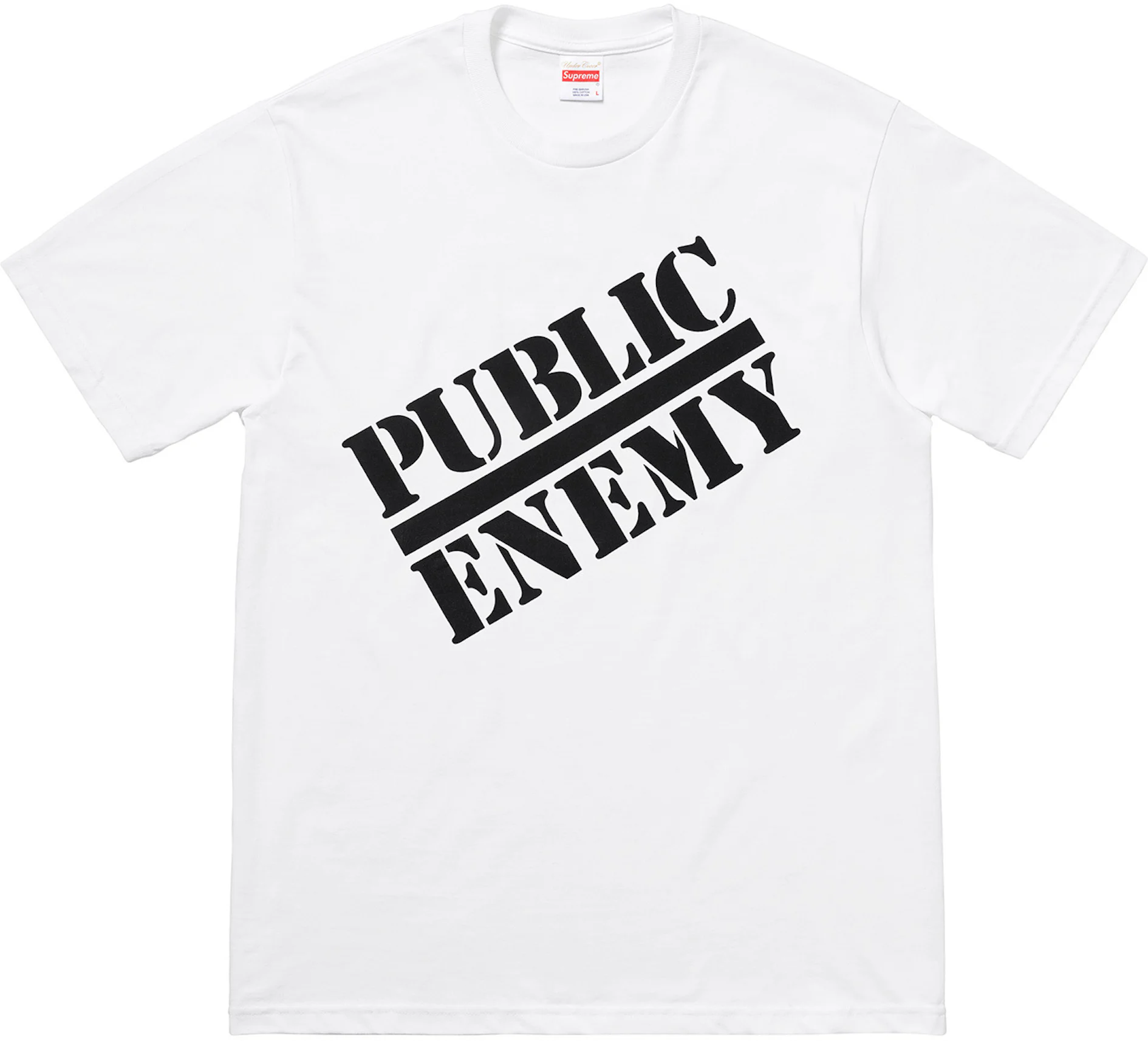 Anarchy Double Seam Tee - white – Enemy Earth
