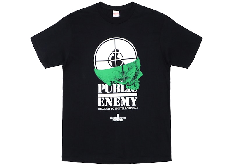 Supreme UNDERCOVER/Public Enemy Terrordome Tee Black Men's - SS18 - US