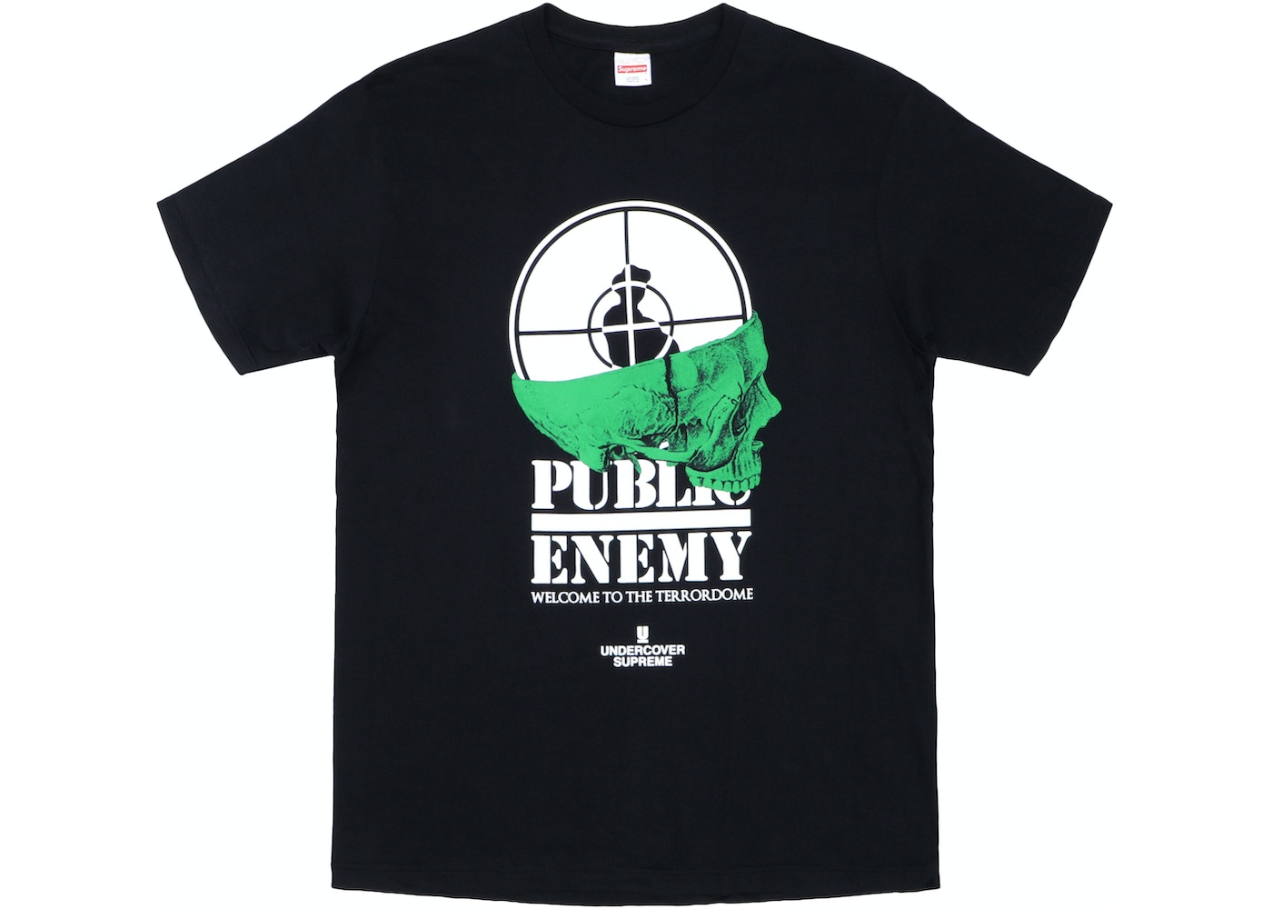 Supreme UNDERCOVER/Public Enemy Terrordome Tee Black - SS18