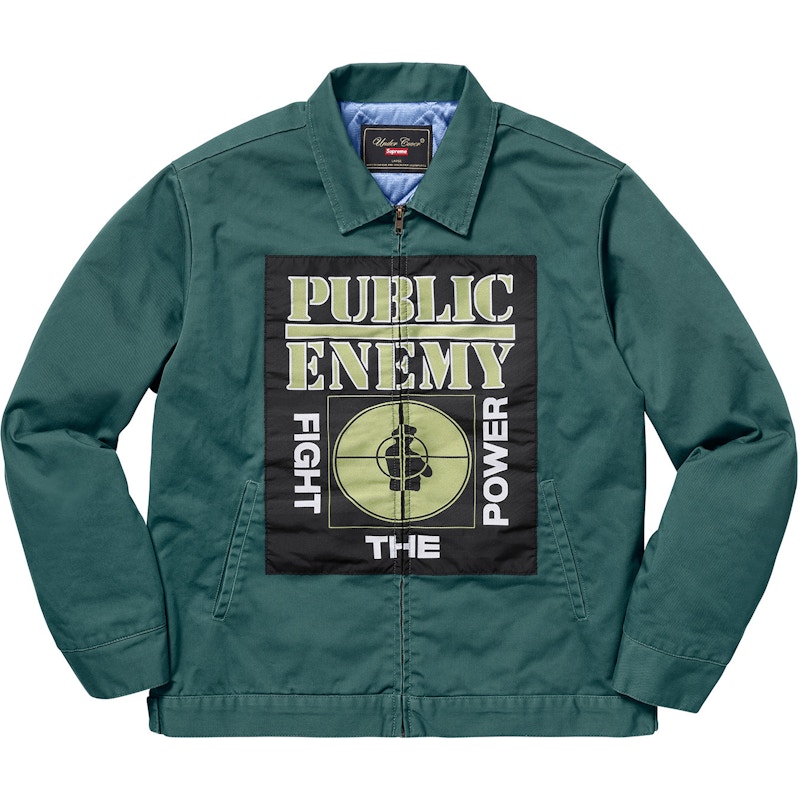 Supreme UNDERCOVER/Public Enemy Work Jacket Dusty Teal Men's ...