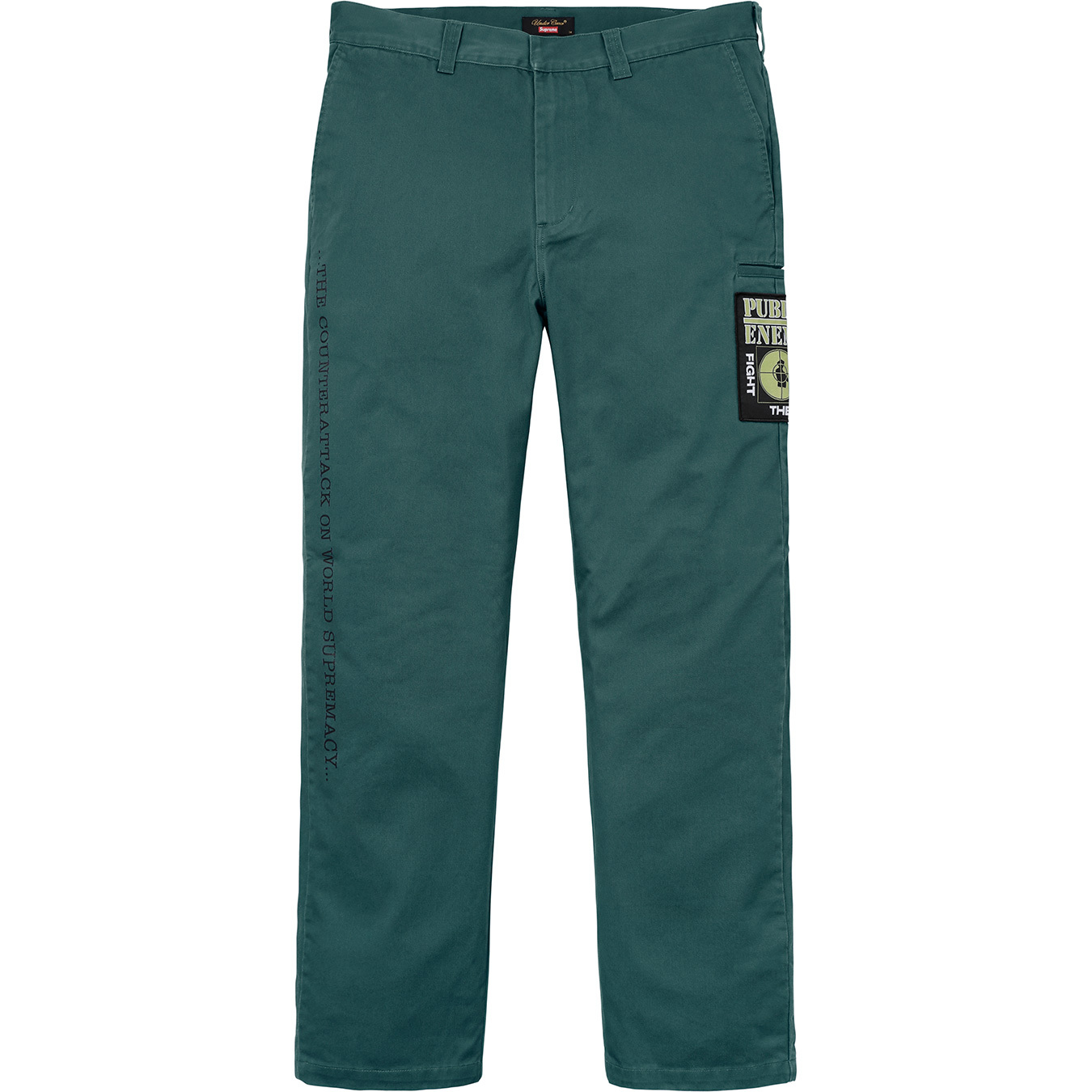 Supreme UNDERCOVER/Public Enemy Work Pant Dusty Teal メンズ - SS18 ...