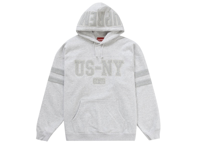 Supreme US-NY HOODED SWEATSHIRT (M）グレートップス