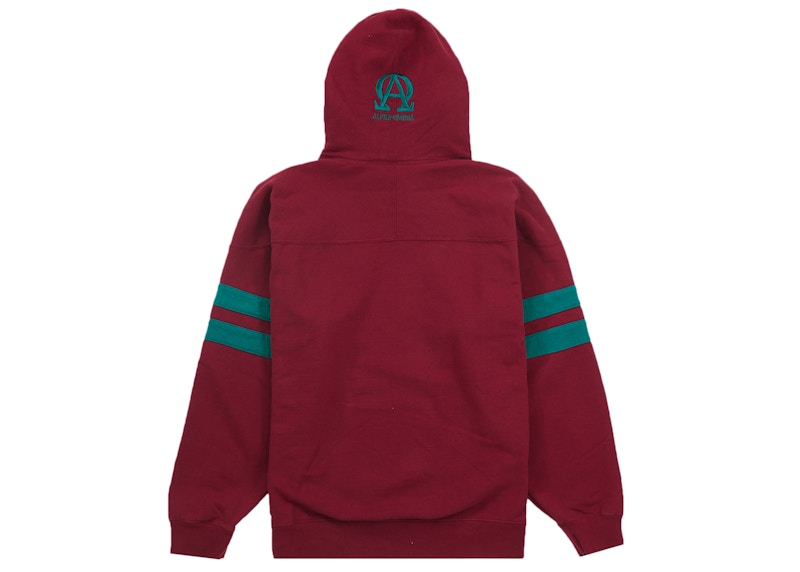 Supreme US-NY Hooded Sweatshirt Cardinal 男装- FW22 - CN