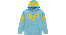 Supreme US-NY Hooded Sweatshirt Light Aqua