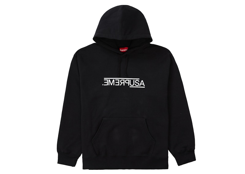 Supreme USA Hooded Sweatshirt Black