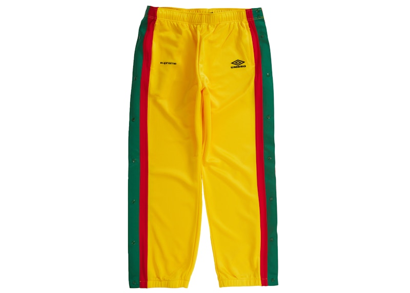 Supreme Umbro Break-Away Track Pant Yellow Men's - SS23 - US