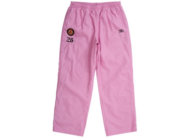 Supreme Umbro Cotton Ripstop Track Pant (FW26) Pink