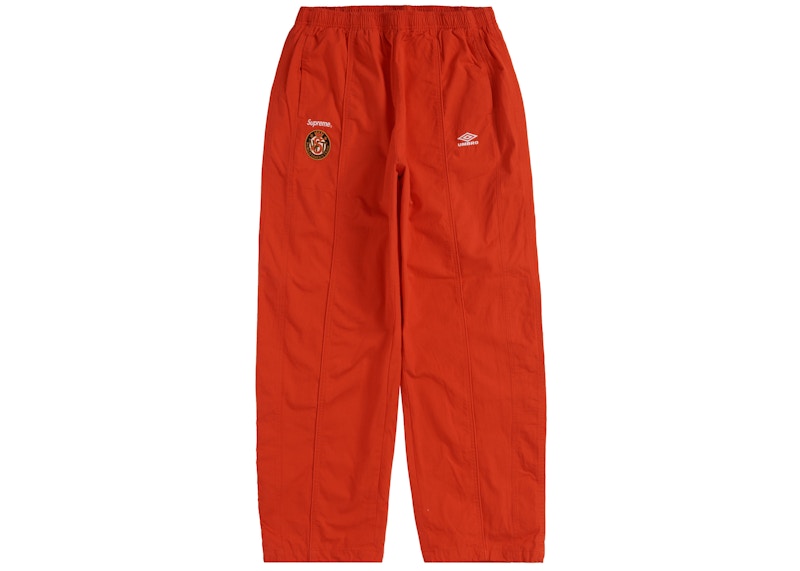 Supreme Umbro Cotton Ripstop Track Pant Red Men's - FW23 - US