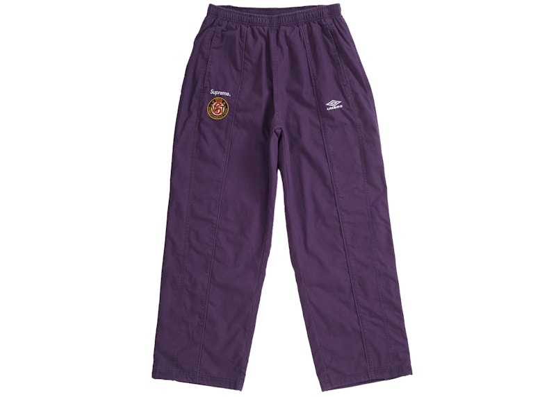Supreme Umbro Cotton Ripstop Track Pant (SS26) Plum Men's - SS26 - US