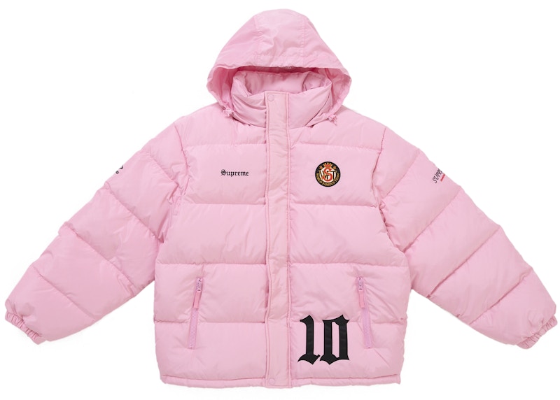 Supreme Umbro Down Puffer Jacket Pink Men's - FW25 - US