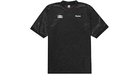 Supreme Umbro Jacquard Animal Print Soccer Jersey Black