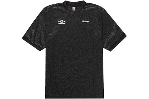 Supreme Umbro Jacquard Animal Print Soccer Jersey Black Men Supreme Umbro Jacquard Animal Print Soccer Jersey Black Men