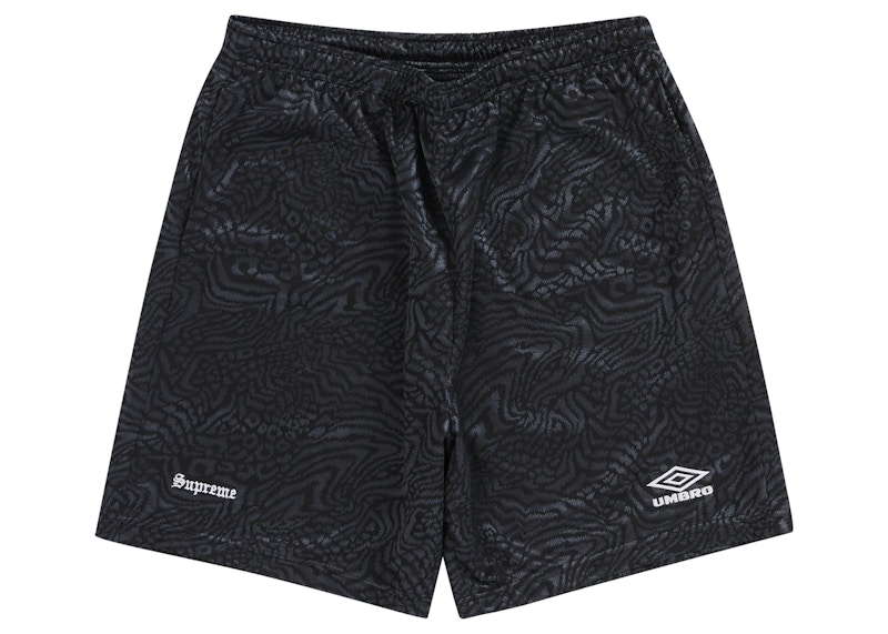 Supreme Umbro Jacquard Animal Print Soccer Short Black Men's - SS23 - US