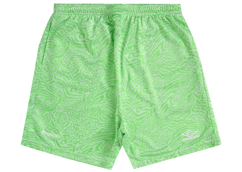 Supreme Umbro Jacquard Animal Print Soccer Short Orange Men's