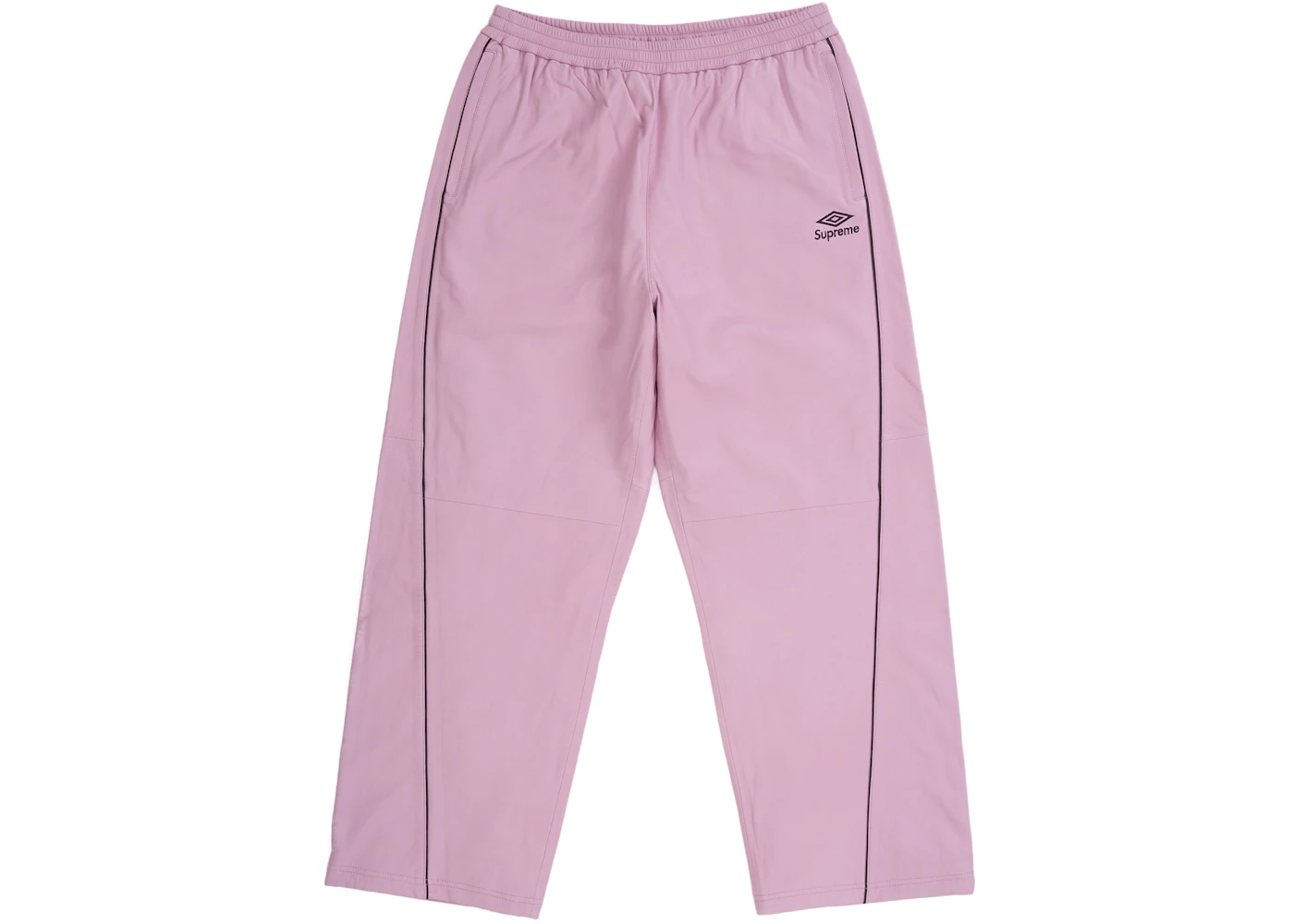Supreme Umbro Leather Track Pant Pink Men's FW25 US