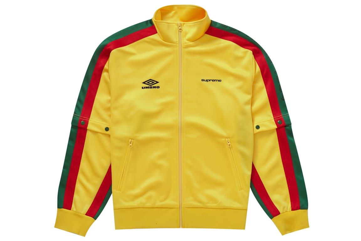 Pre-owned Supreme Umbro Snap Sleeve Jacket Yellow