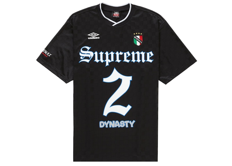 Supreme Umbro Soccer Jersey Black Men's - SS22 - GB