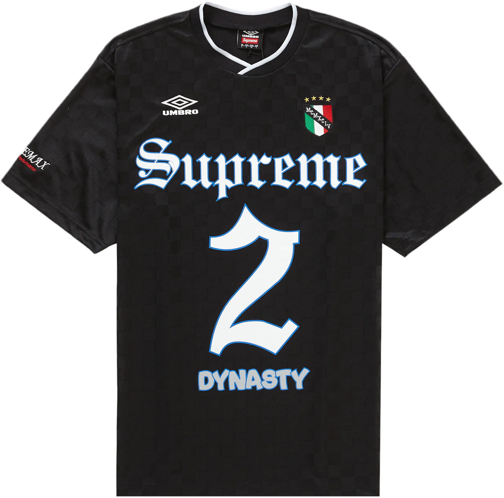 Supreme Umbro Soccer Jersey Black Men's - SS22 - US