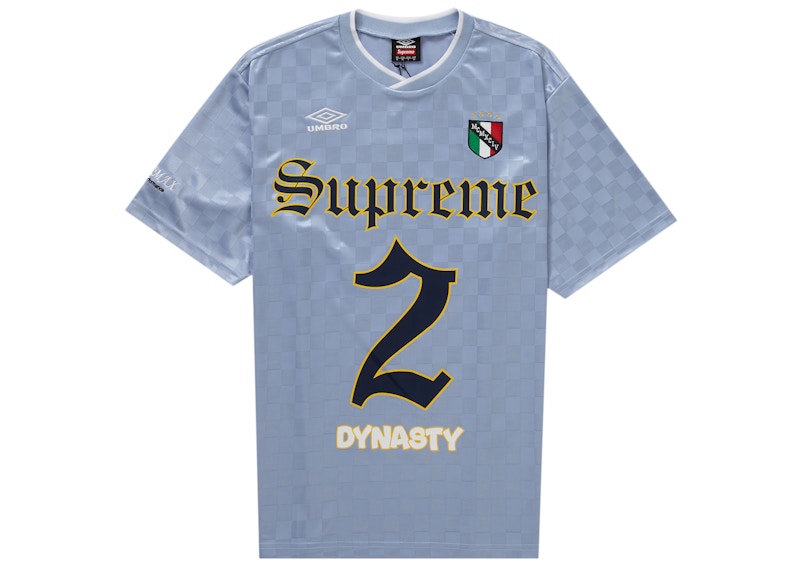 Supreme Umbro Soccer Jersey Light Blue Men's - SS22 - GB