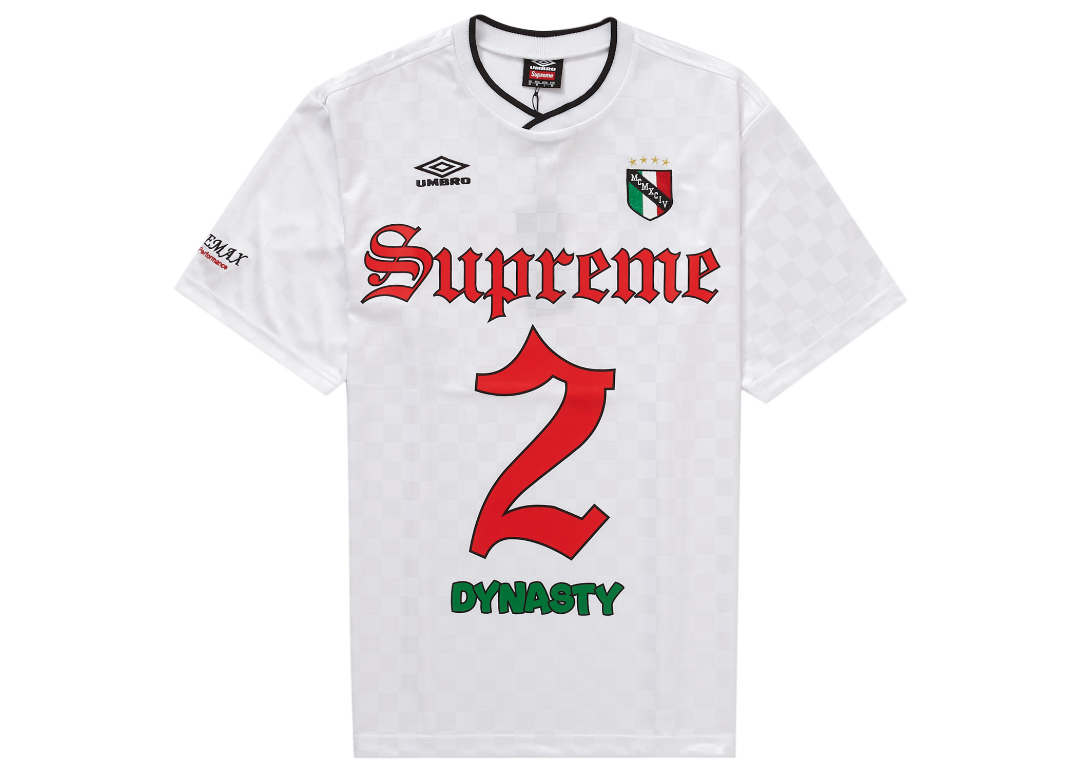 Supreme Umbro Soccer Jersey White - SS22 Men's - US