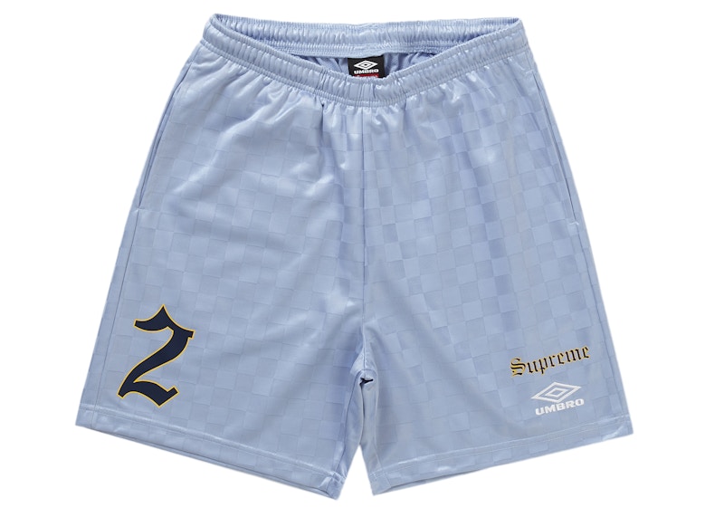 Supreme Umbro Soccer Short Light Blue メンズ - SS22 - JP