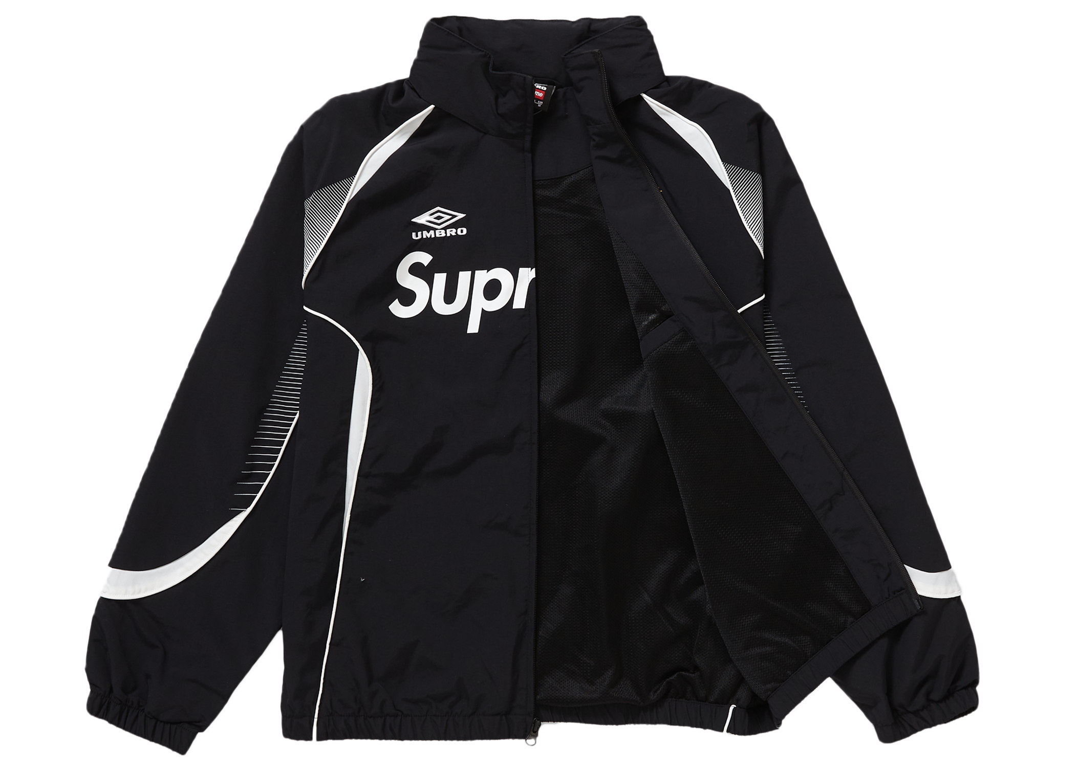Supreme Umbro Track Jacket Black Men's - SS22 - GB