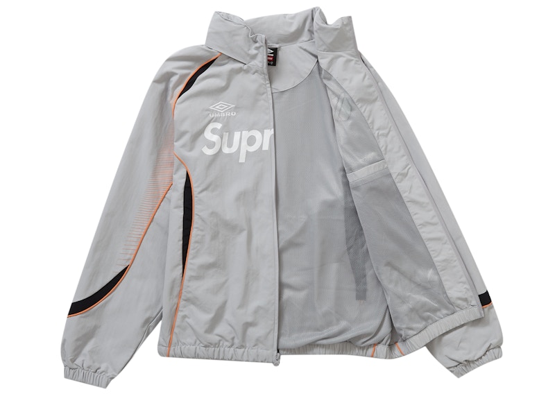 ナイロンジャケットSupreme Umbro Track Jacket Grey XL - ナイロン ...