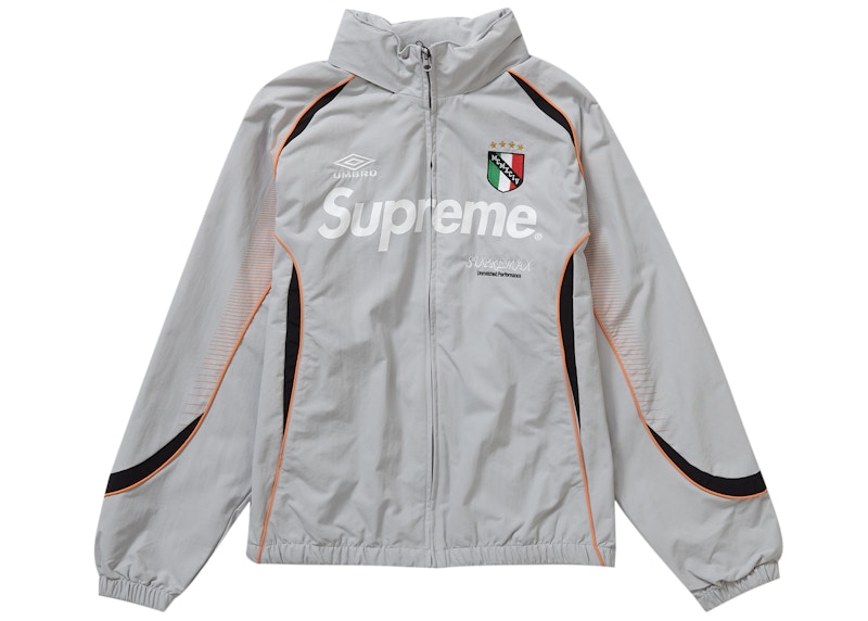 Supreme Umbro Track Jacket Grey Men's - SS22 - US