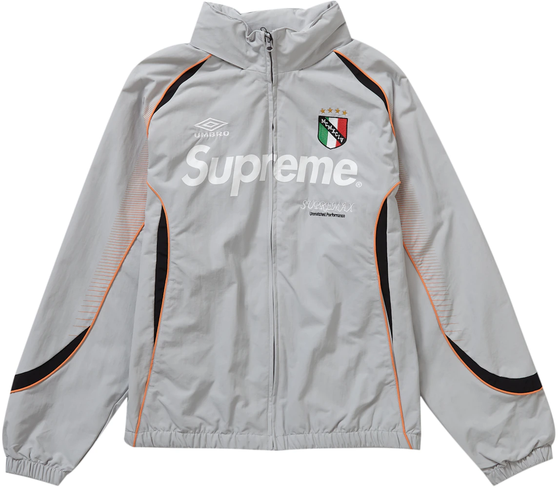 Supreme Umbro Track Jacket Grey Men's - SS22 - GB