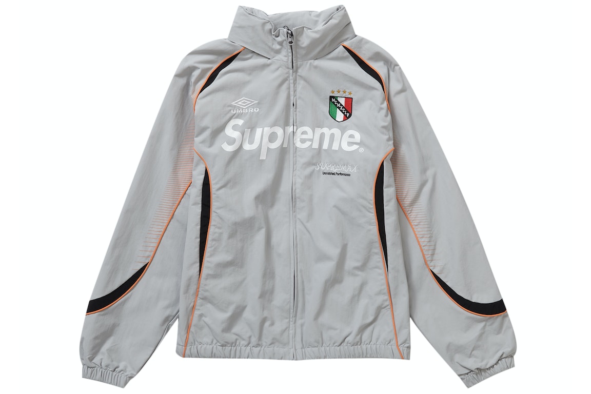 Pre-owned Supreme Umbro Track Jacket Grey