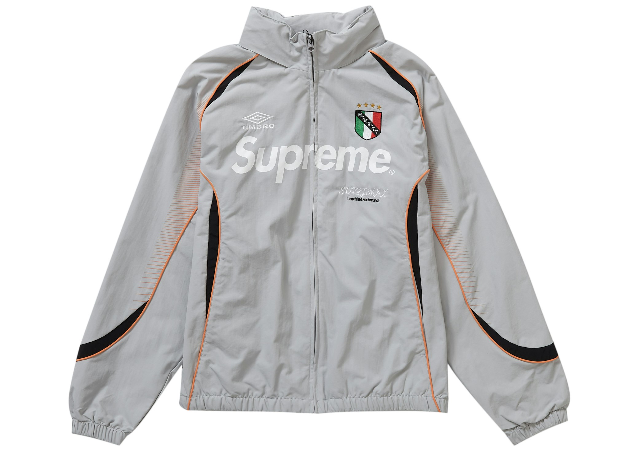 Supreme Umbro Track Jacket Grey - SS22